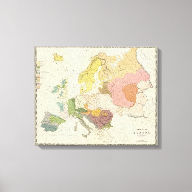 Ethnographic, Europe Canvas Print (Front)