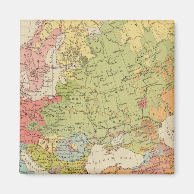 Ethnographic Europe Magnet (Front)