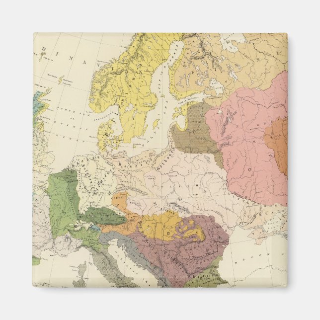 Ethnographic, Europe Magnet (Front)