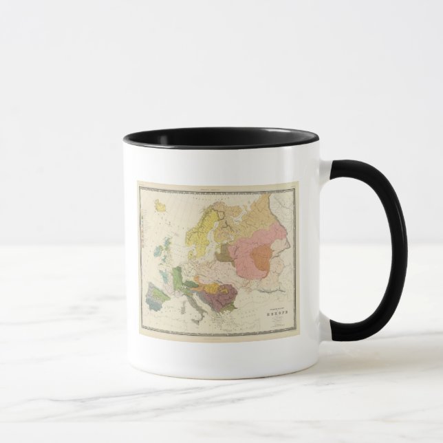 Ethnographic, Europe Mug (Right)