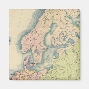 Ethnographic map of Europe Magnet