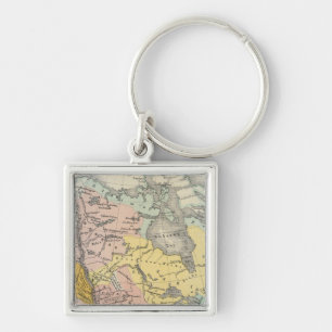 Ethnographs of North America Keychain