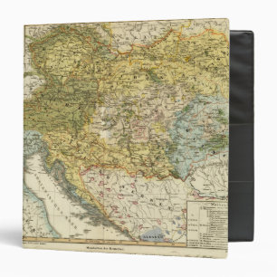 Ethnography Map of Europe Binder