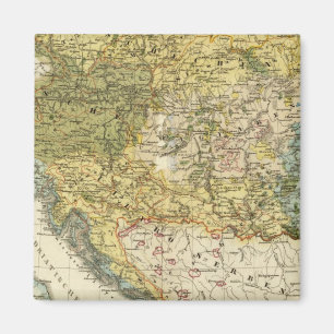 Ethnography Map of Europe Magnet