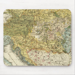Ethnography Map of Europe Mouse Pad