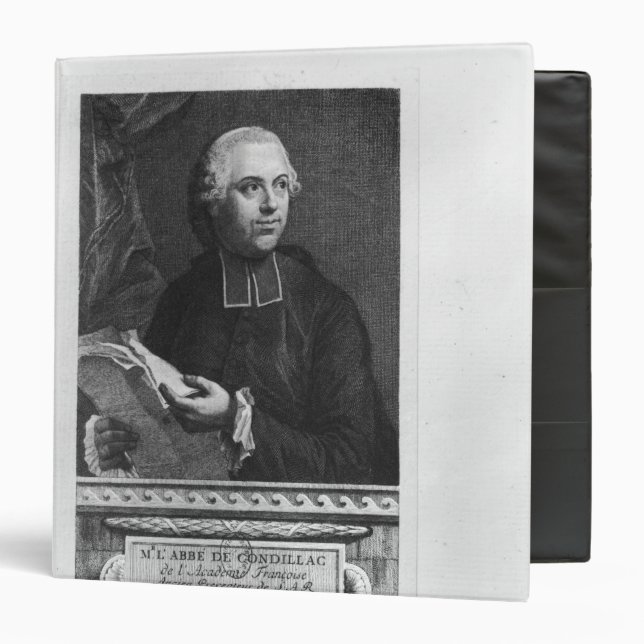 Etienne Bonnot de Condillac Binder (Front/Inside)