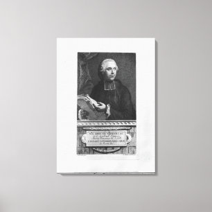 Etienne Bonnot de Condillac Canvas Print