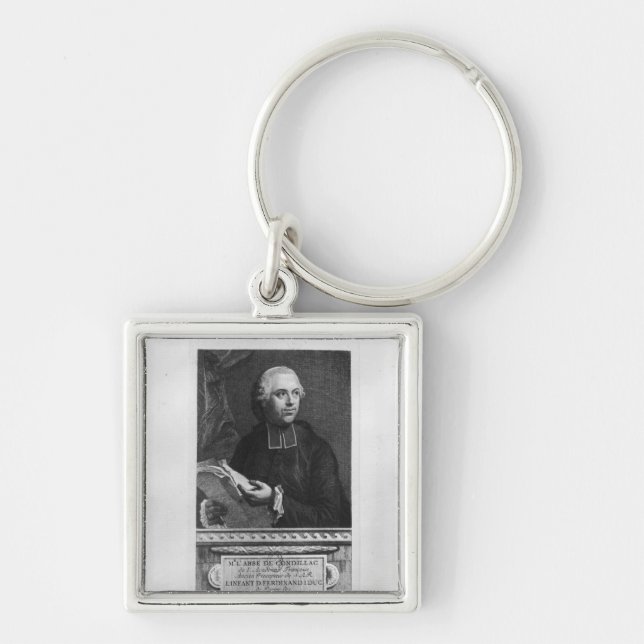 Etienne Bonnot de Condillac Keychain (Front)
