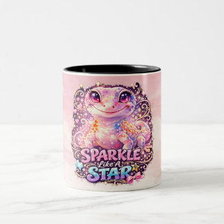 ÉTINCELLE COMME UNE ÉTOILE - Mug bicolore Gecko