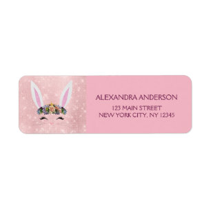 Étincelle rose pâle - Lapin de Pâques