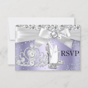Étincelle Tiara & talons Purple Sweet 16 RSVP
