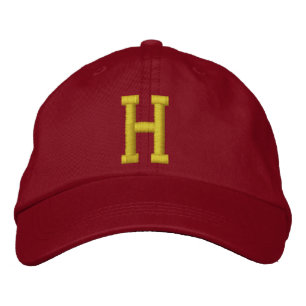 Étiqueter la lettre initiale H Casquette de balle