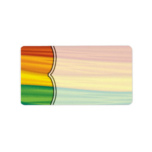 Étiquette 1,25 po x 2,75 po Adresse postale Adresslgbtq rain