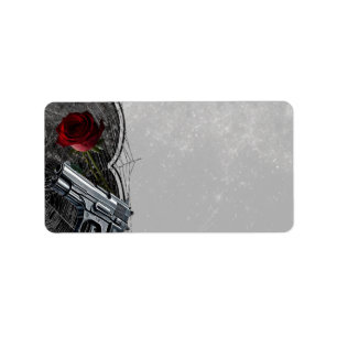 Étiquette 1,25 po x 2,75 po Adresse postale Haunting Adeline