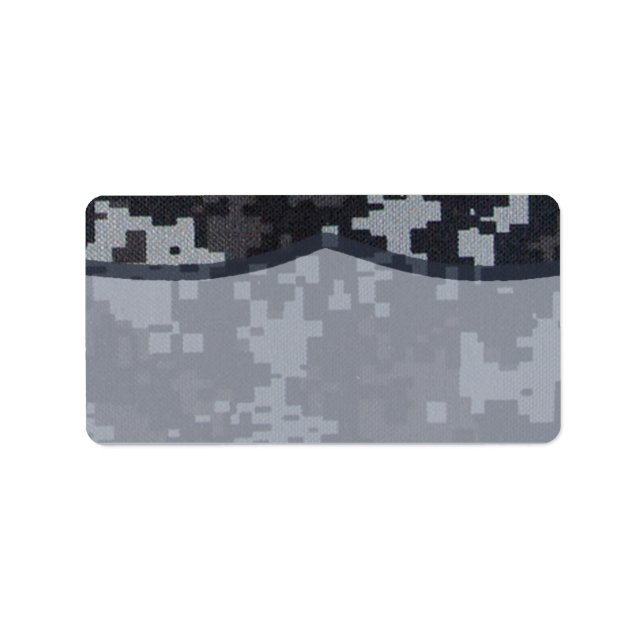 Étiquette 1,25 po x 2,75 po Adresse postale Marine IMPRIMANT (Devant)