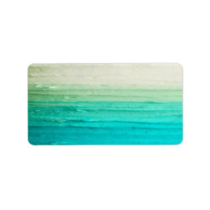 Étiquette 1,25 po x 2,75 po Adresse postale Ombre Blue