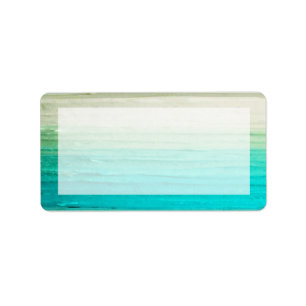 Étiquette 1,25 po x 2,75 po Adresse postale Ombre Frosting B