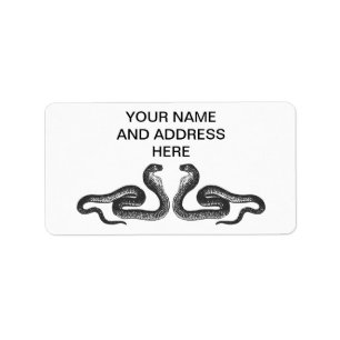 Étiquette 2 cobras