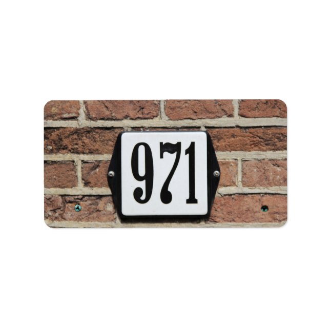 ÉTIQUETTE 971 (Devant)