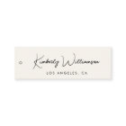 Étiquette à accrochage Code QR de code chic