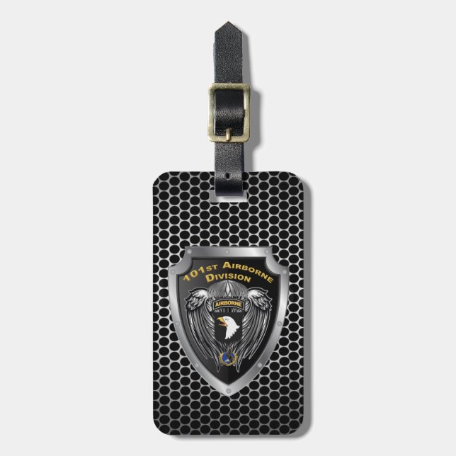 Étiquette À Bagage 101e division aéroportée Assaut aérien (Devant Vertical)