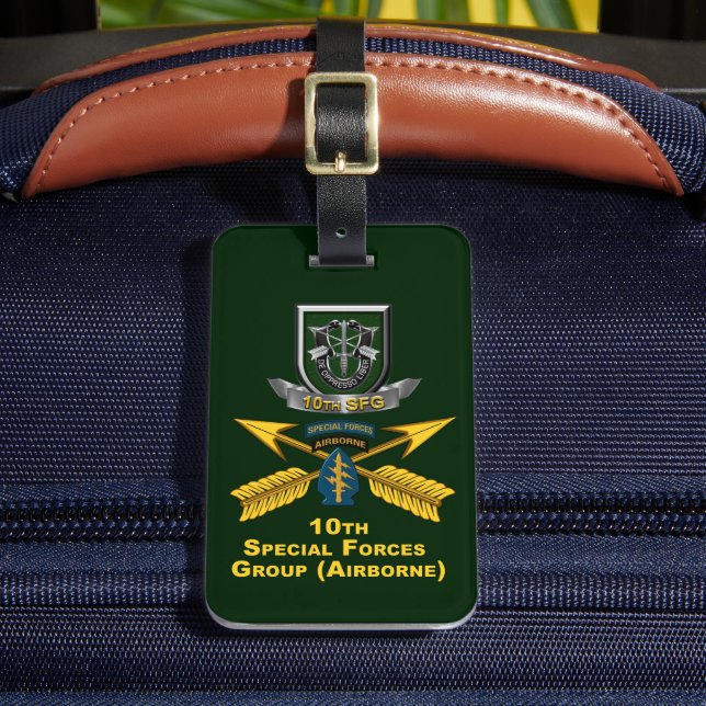 Étiquette À Bagage 10e Groupe des forces spéciales  (Insitu Rectoal 2)