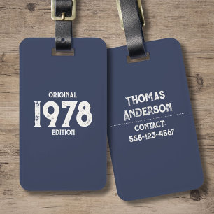 Étiquette À Bagage 1978 Édition originale