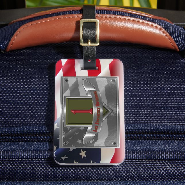 Étiquette À Bagage 1re division d'infanterie (Insitu Rectoal 2)