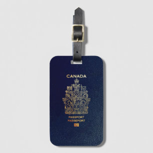 Étiquette À Bagage [200] Couverture canadienne du passeport