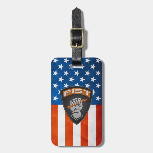 Étiquette À Bagage [200] Forward Observer (FIST) [Patch] (Devant Vertical)