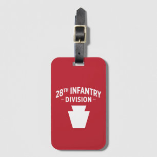 Étiquette À Bagage 28e insigne de la division d'infanterie