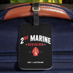 Étiquette À Bagage 2e division maritime "Le Silent Second"
