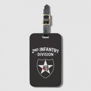 Étiquette À Bagage 2e insigne de patchs de division d'infanterie