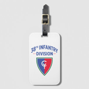 Étiquette À Bagage 38e division d'infanterie Militaire américain