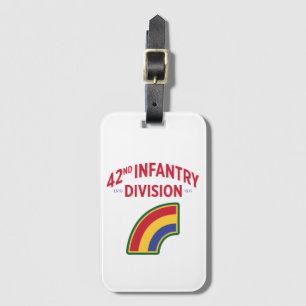 Étiquette À Bagage 42e division d'infanterie Militaire américain