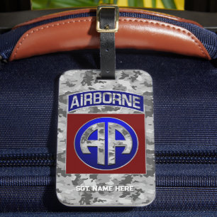 Étiquette À Bagage 82e division aéroportée Tous personnalisables amér