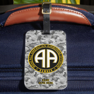 Étiquette À Bagage 82e tout American Airborne Ranger Personnalisable