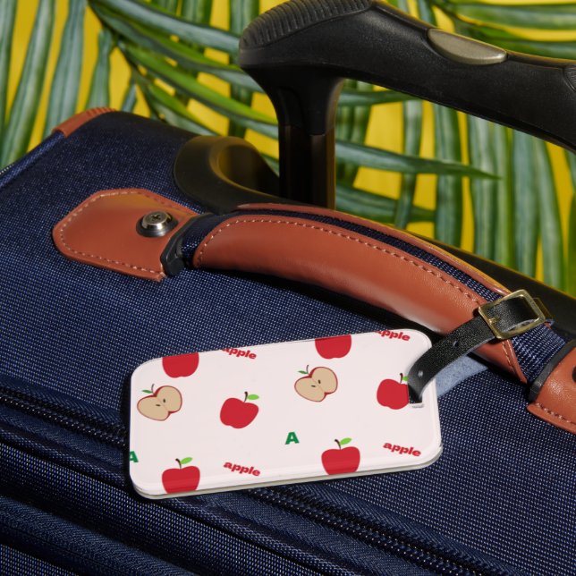 Étiquette À Bagage A est pour la pomme rose (Insitu Rectoal 3)