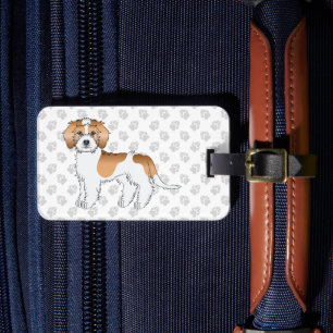 Étiquette À Bagage Abpricot Parti-color Mini Goldendoodle