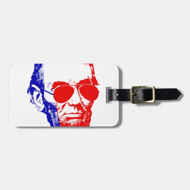 Étiquette À Bagage Abraham Lincoln (Devant horizontal)