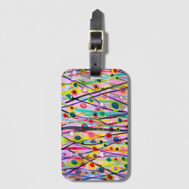 Étiquette À Bagage abstract (Devant Vertical)