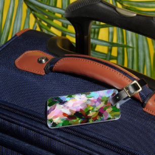 Étiquette À Bagage Abstrait FLORAL