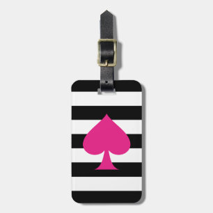 Étiquette À Bagage Ace rose des pique