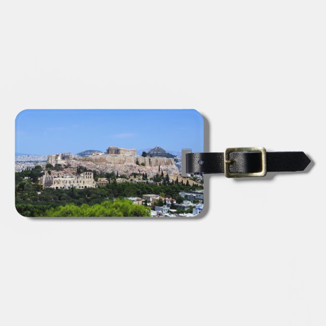 Étiquette À Bagage Acropolis (Devant horizontal)