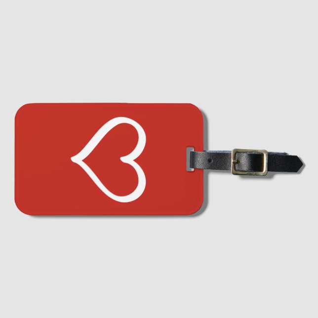 Étiquette À Bagage Adinkra (Patience) (Devant Horizontal)