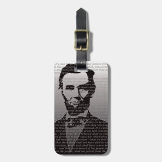 Étiquette À Bagage Adresse d'Abe Lincoln Gettysburg