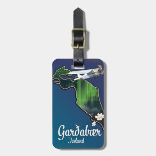 Étiquette À Bagage Affiche de voyage à Garðabær Islande
