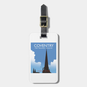 Étiquette À Bagage Affiche de voyage en train Coventry Midlands de l'