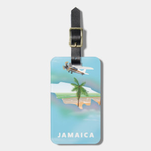 Étiquette À Bagage Affiche de voyage Jamaica Vintage