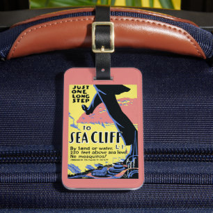 Étiquette À Bagage Affiche de voyage Promotion Sea Cliff, Long Island